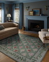 Rifle Paper Co. x Loloi Wildwood Rug, 5' length x 7'6" width thumbnail 2