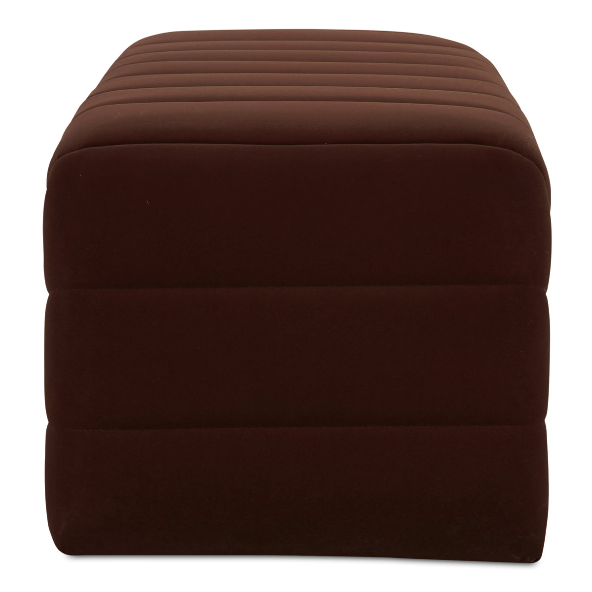 Verity Bench Warm Brown, Benche by Moe's Home, 60" width x 18" height x 20" depth View 3