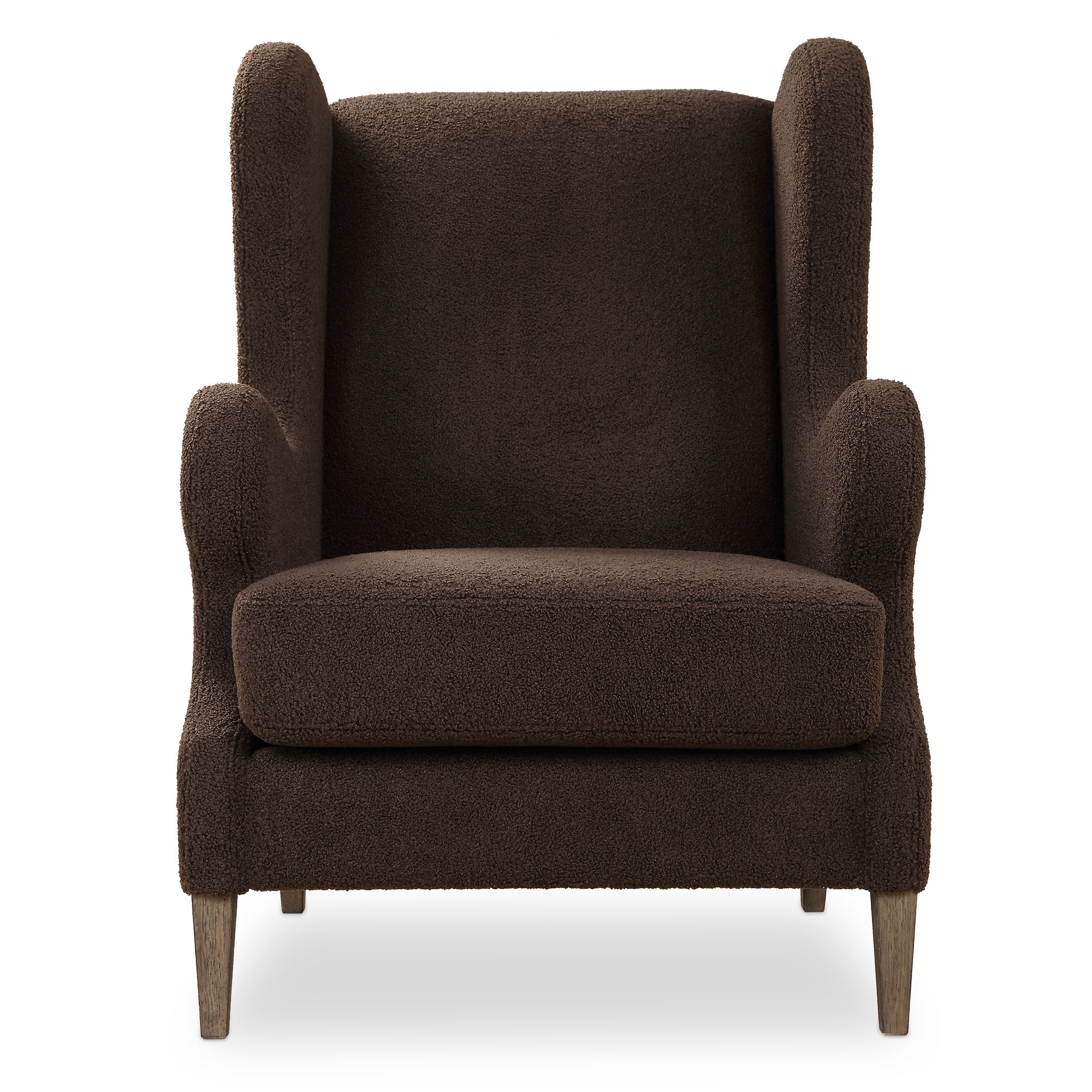 Serpentine Brown Fabric Accent Chair large image 