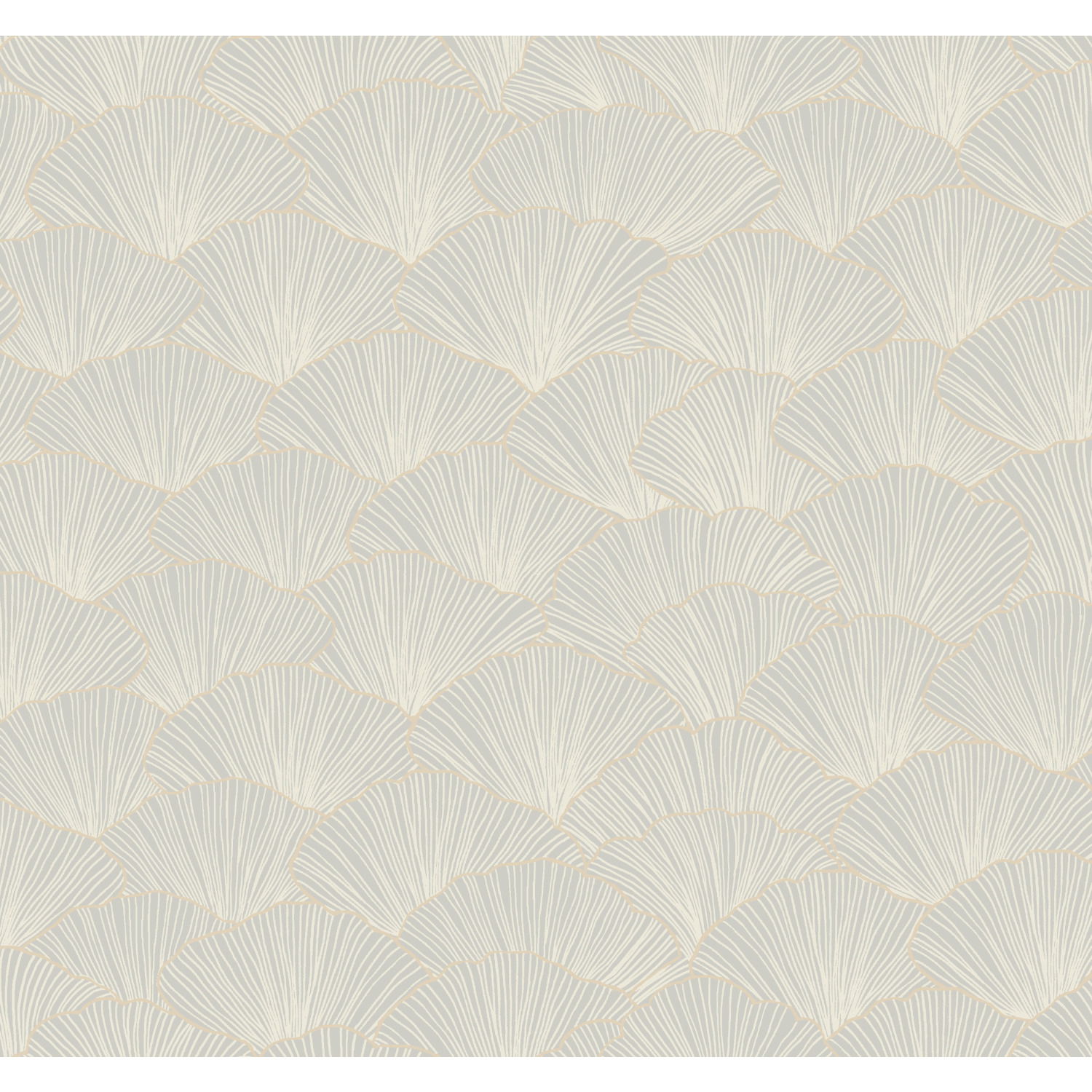 Luminous Gingko Grey Wallpaper large image 