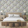 Butterfly House White & Fuchsia Wallpaper thumbnail 2