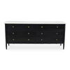 Eleanor 6 Drawer Dresser Black thumbnail 0