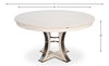 Tower Jupe Dining Table Med Working Wht, by Sarreid, 4'7" length x 4'7" width x 2'6" height thumbnail 13