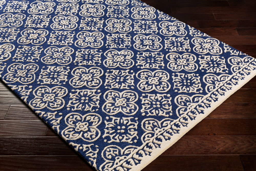 Izmir Handmade Rug, by Surya, 1'6" length x 1'6" width