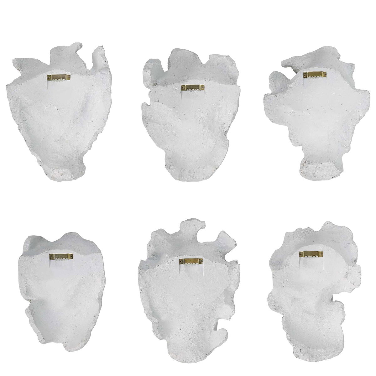 SELF-PORTRAIT WALL DECOR, WHITE, S/6, Art by Uttermost, 9.62" width x 14" height x 5.12" depth View 7