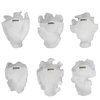 SELF-PORTRAIT WALL DECOR, WHITE, S/6, Art by Uttermost, 9.62" width x 14" height x 5.12" depth thumbnail 7