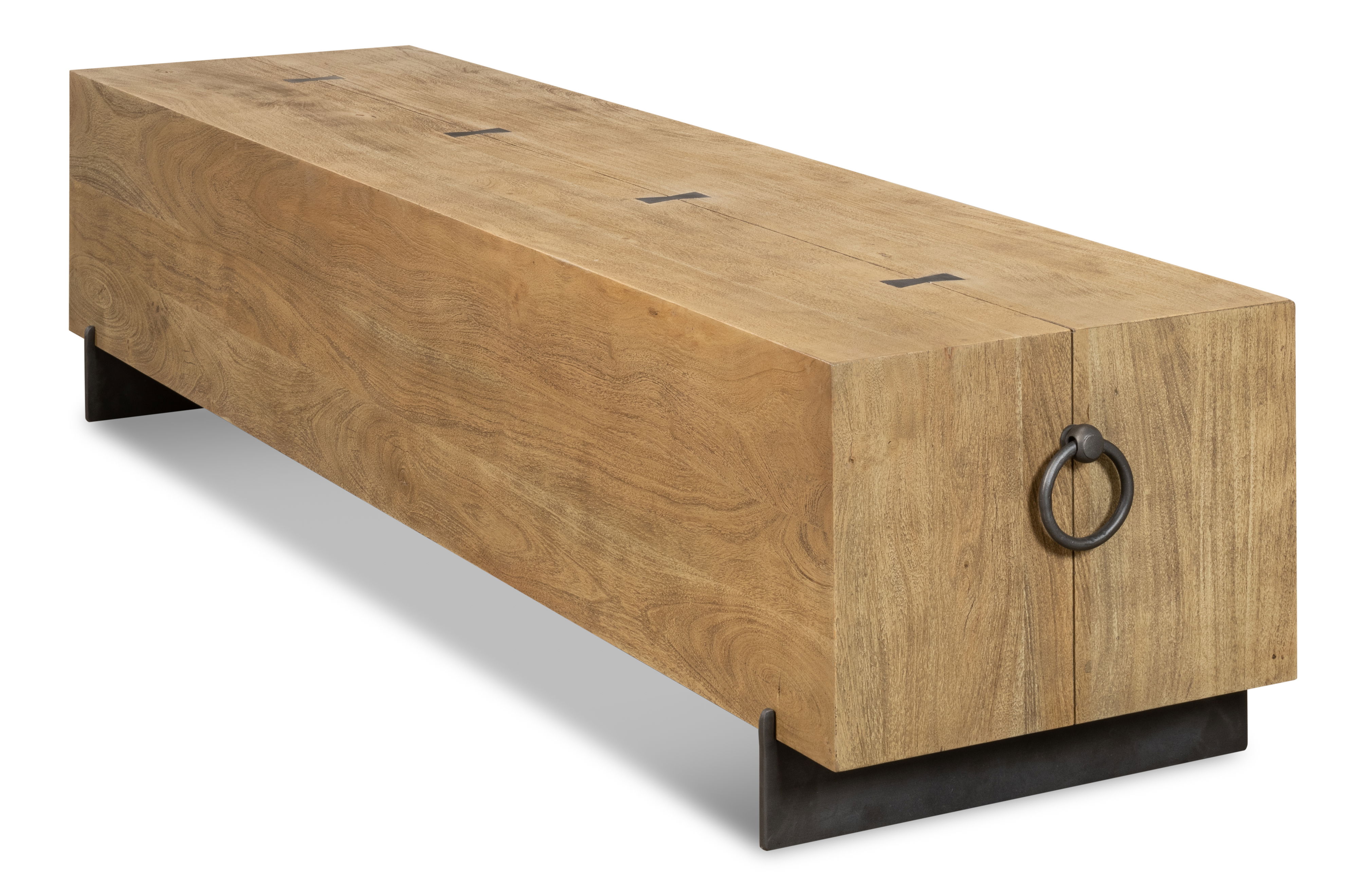 Stuben Bench, Seating by Sarreid, 80" length x 21" width x 18" height View 8