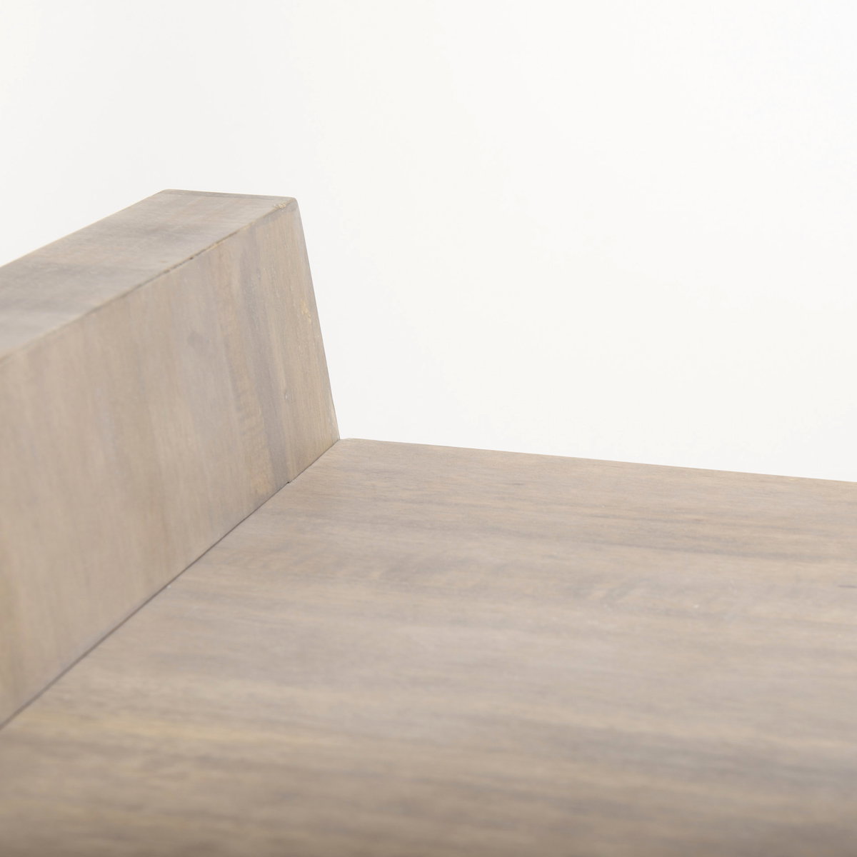 Elaine III 60L x 16W Brown Wood Angled Leg Console Table, by Mercana, 60" length x 16" width x 33" height View 9