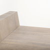 Elaine III 60L x 16W Brown Wood Angled Leg Console Table, by Mercana, 60" length x 16" width x 33" height thumbnail 9