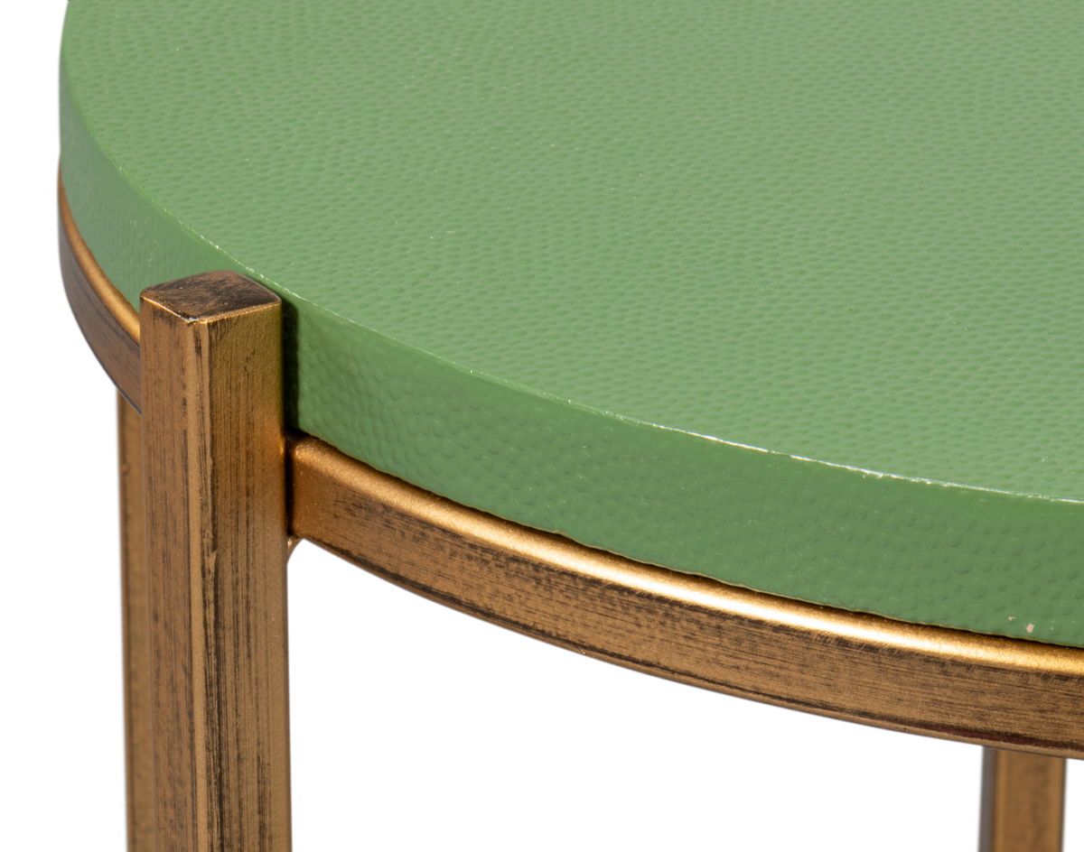 Spence Side Table  Watercress, by Sarreid, 1'4" length x 1'4" width x 1'9" height View 8