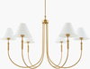 Montclaire Chandelier, by Surya, 33" length x 52" width x 31" height thumbnail