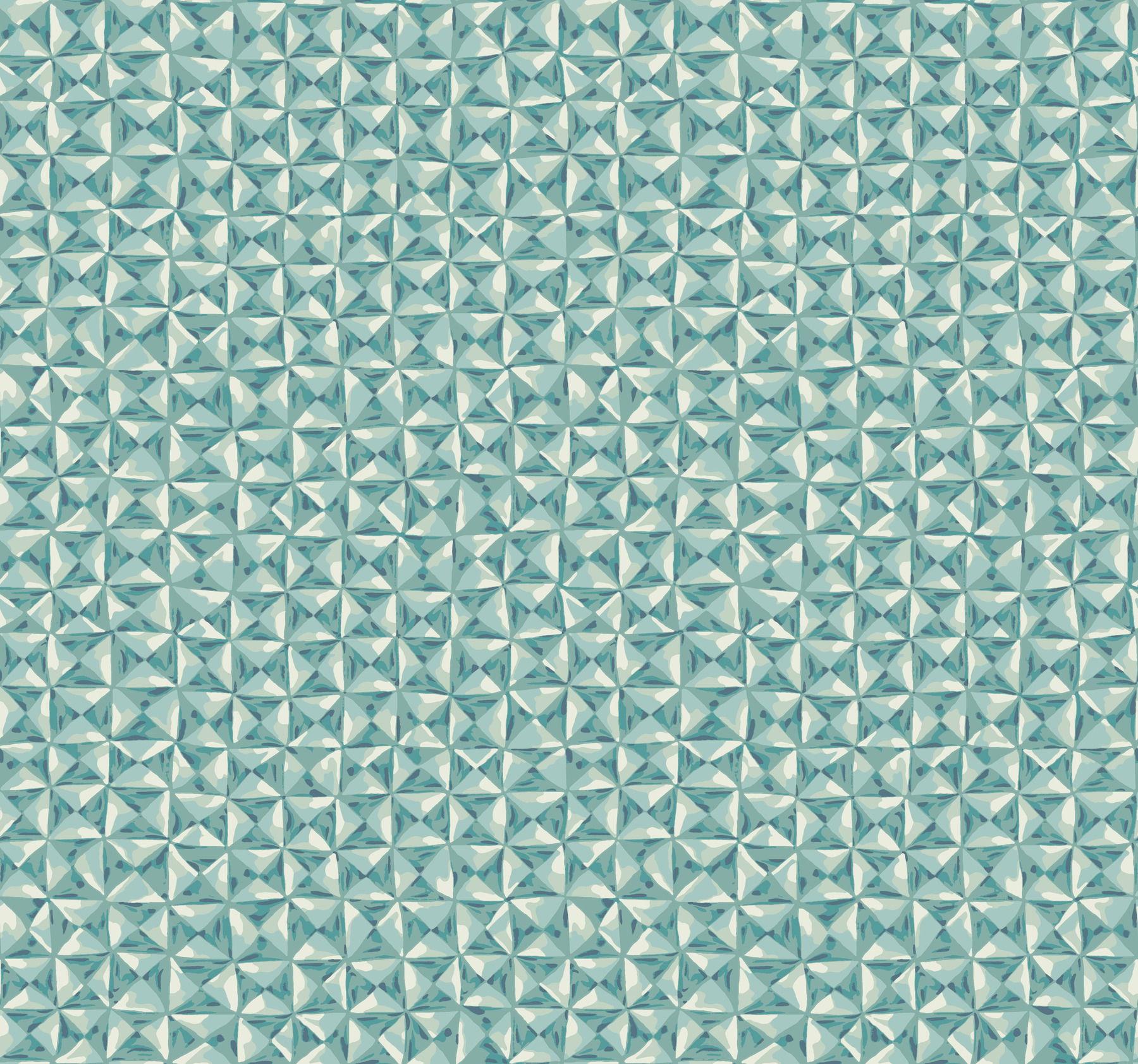Teal Bijou Wallpaper large image 