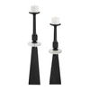 Ebon Glow Floor Candleholders Set/2 thumbnail 3