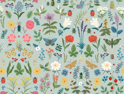 Curio Mint Peel & Stick Wallpaper