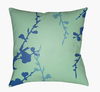 Chinoiserie Floral Accent Pillow, Decorative Pillow by Surya, 20" length x 20" width thumbnail