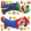 Super Mario Luigi & Mario Giant Wall Decals, by York Wall, 1'4.8" length x 3'0.5" width x 0.02" depth thumbnail