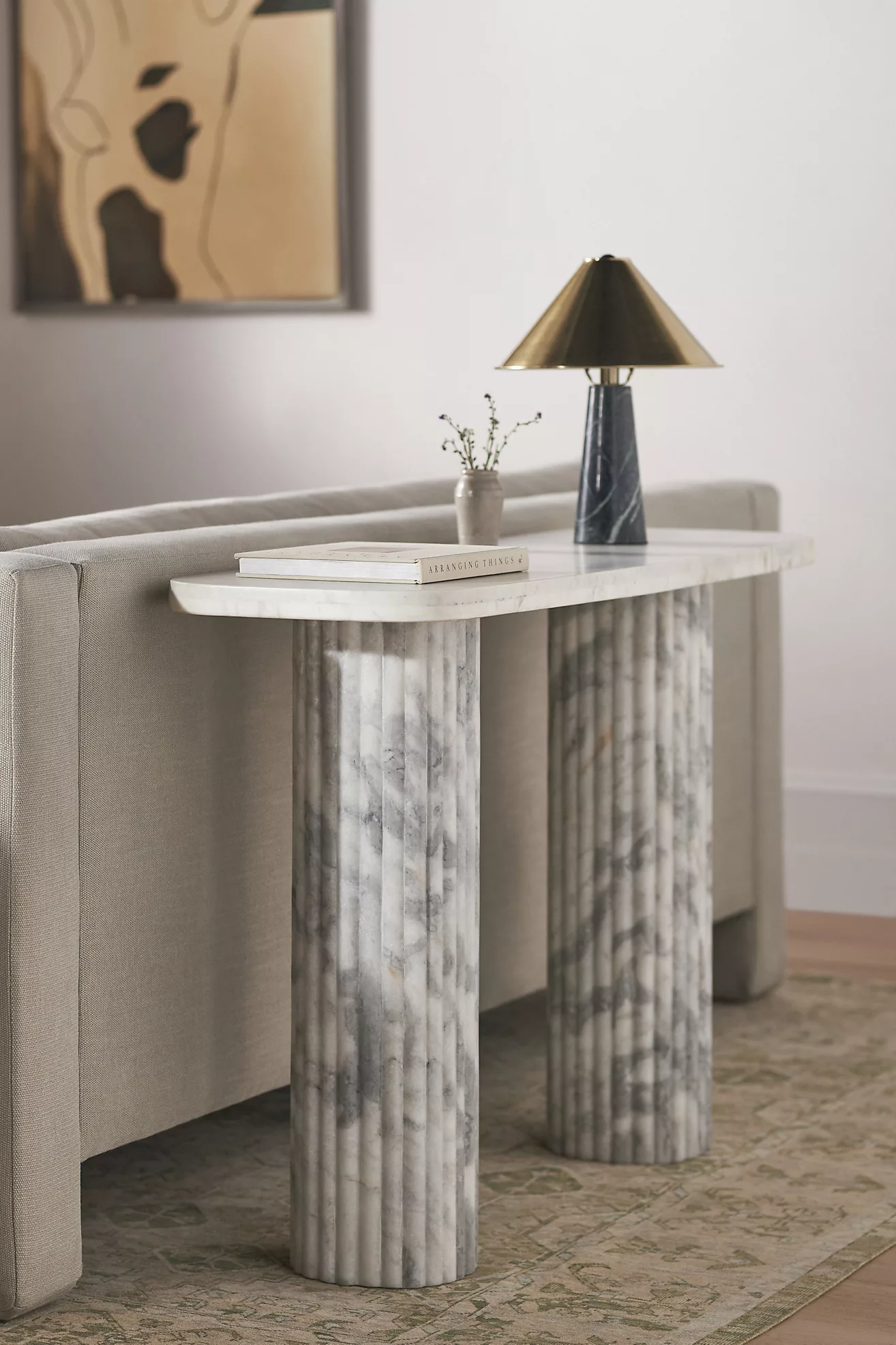Online Designer Combined Living/Dining Kanta Rectangular 48" Marble Console