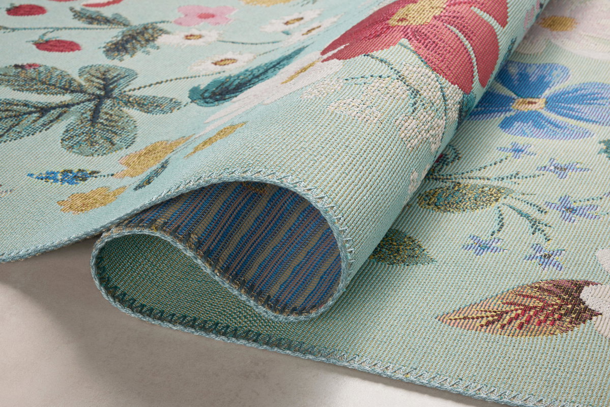Rifle Paper Co. x Loloi Perennial Rug, 6'7" length x 9'4" width View 4