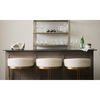 Hollyfield 20.5 x 19.7 x 28.7 Cream Fabric Seat with Gold Metal Base Counter Stool thumbnail 1