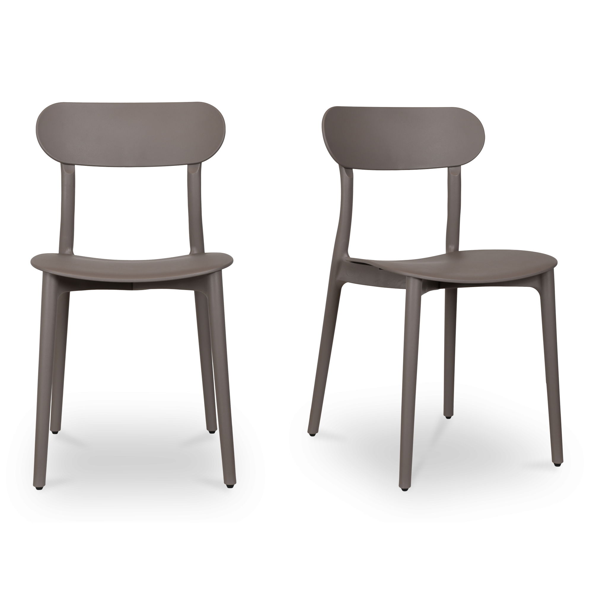 Kent Outdoor Dining Chair Taupe - Set Of Two large image 