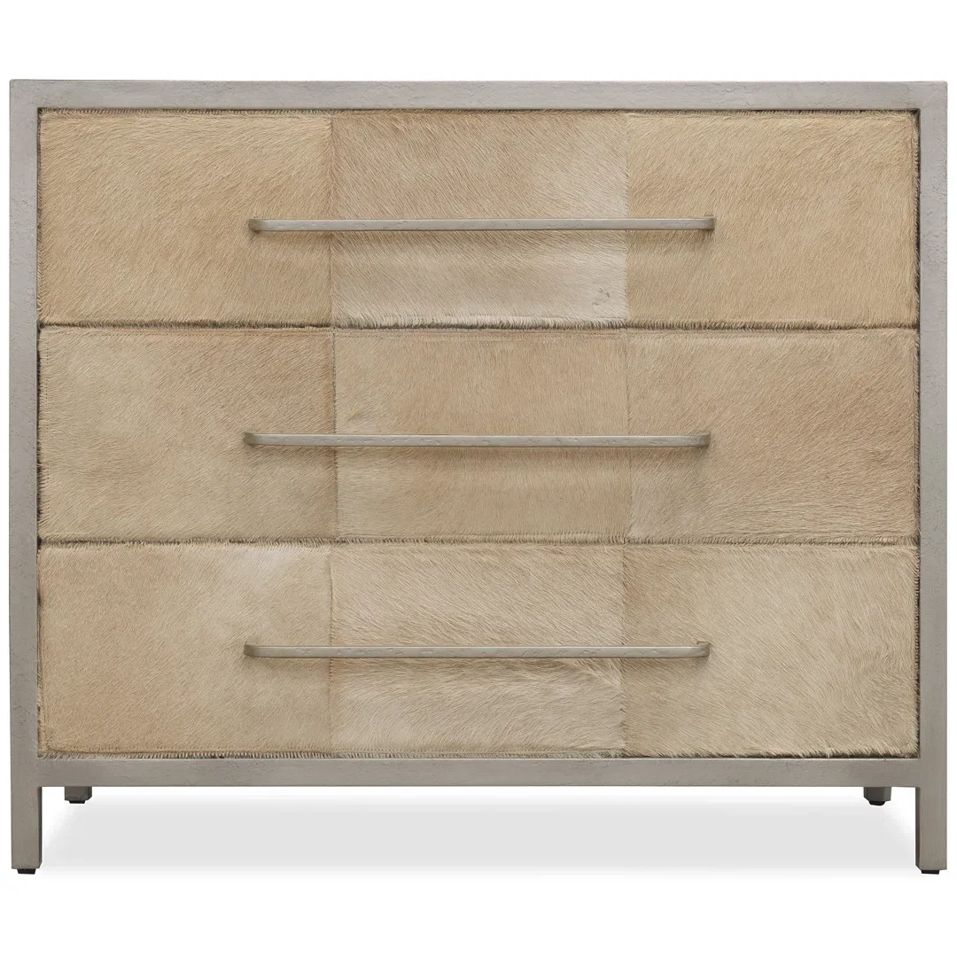 Melange 3 - Drawer Dresser, by Hooker Furniture, 38" width x 32.25" height x 18.25" depth View 3