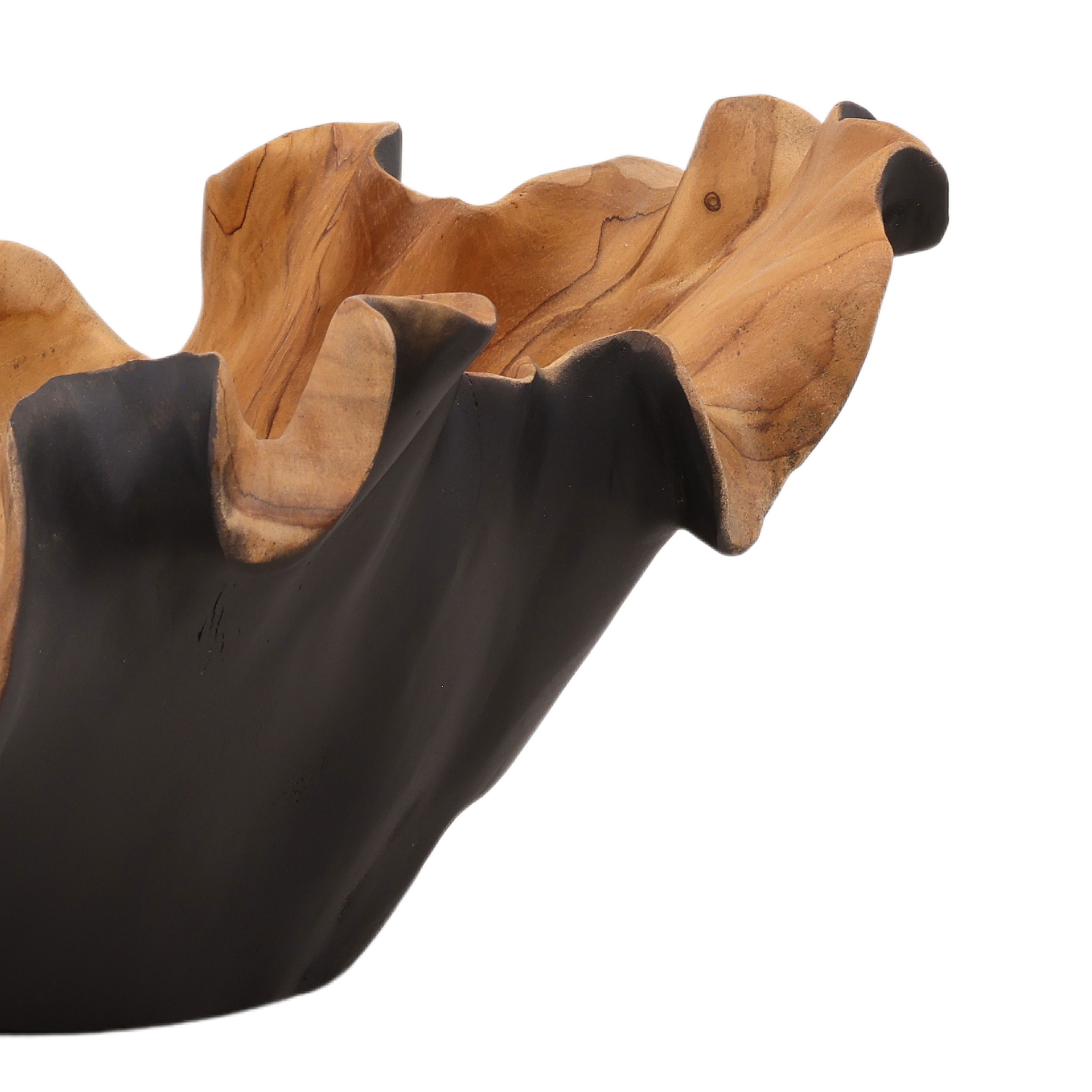 Ilya Bowl Black, Decor by Dovetail, 14.25" width x 6.5" height x 12" depth View 2