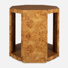 Indus Burl Side Table, Side & End Table by Uttermost, 26" width x 26" height x 26" depth thumbnail 1