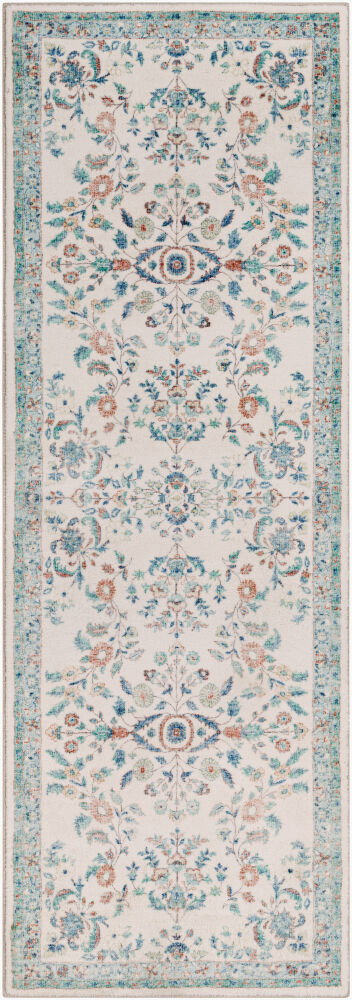 Erin Machine Woven Rug, by Surya, 7'6.94" length x 2'6.71" width