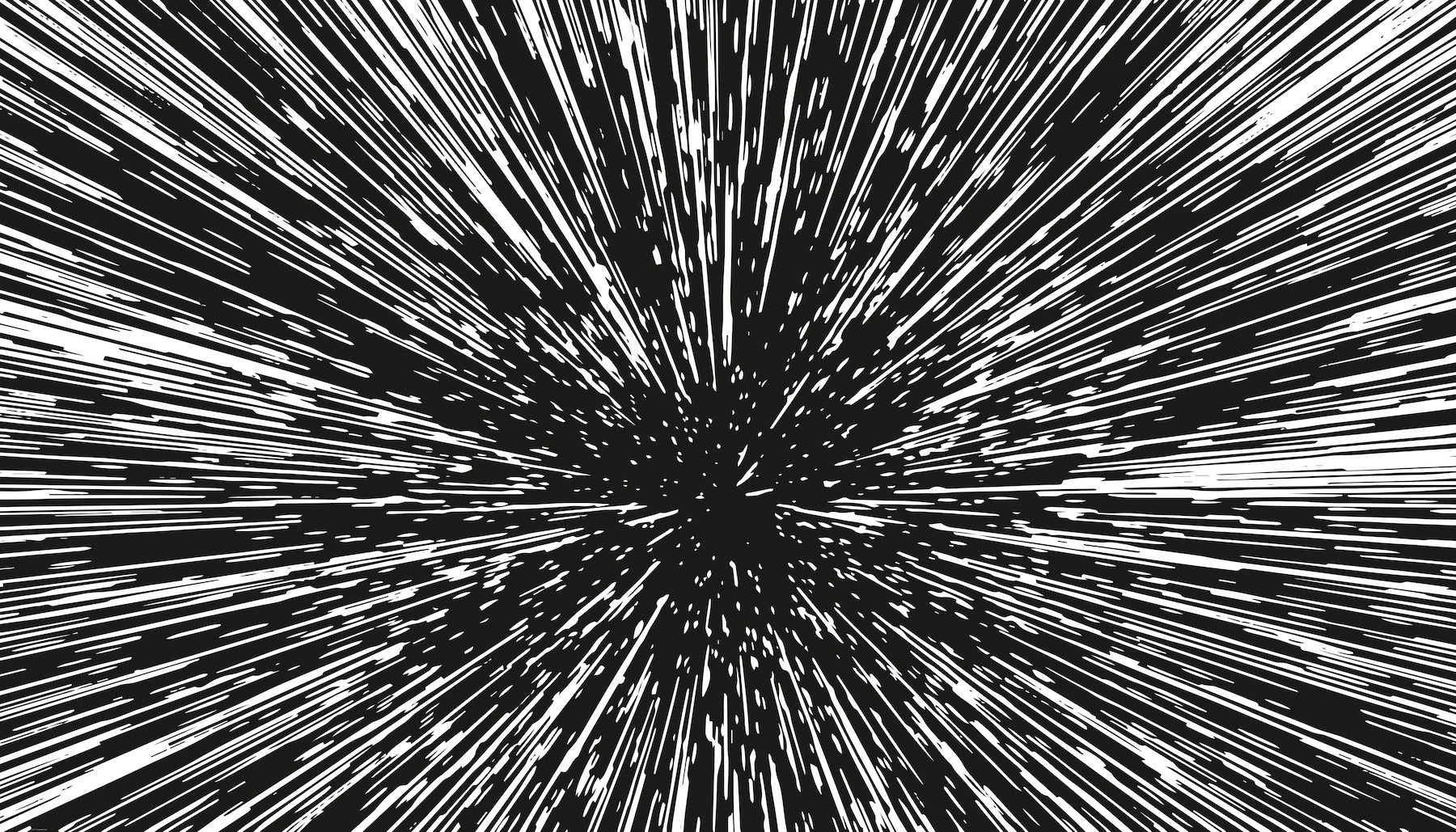 Hyper Space Black Peel & Stick Wall Mural large image 