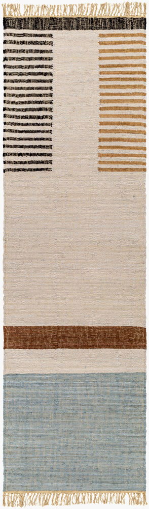 Fulham Handmade Rug, by Surya, 8' length x 2'6" width