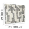 Modern Tribal Linen & Charcoal Wallpaper thumbnail 7