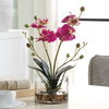 Glory Fuchsia Orchid, Artificial Plants & Flower by Uttermost, 11.25" width x 13" height x 5.25" depth thumbnail 3
