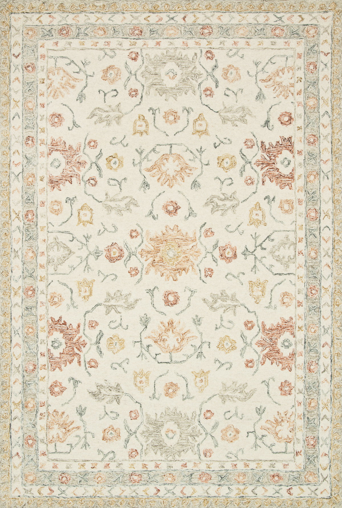 Loloi Norabel Rug, 1'6" length x 1'6" width View 1