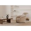 Thora Lounge Chair Beige, Accent Chair by Moe's Home, 39.25" width x 28.75" height x 35" depth thumbnail 7