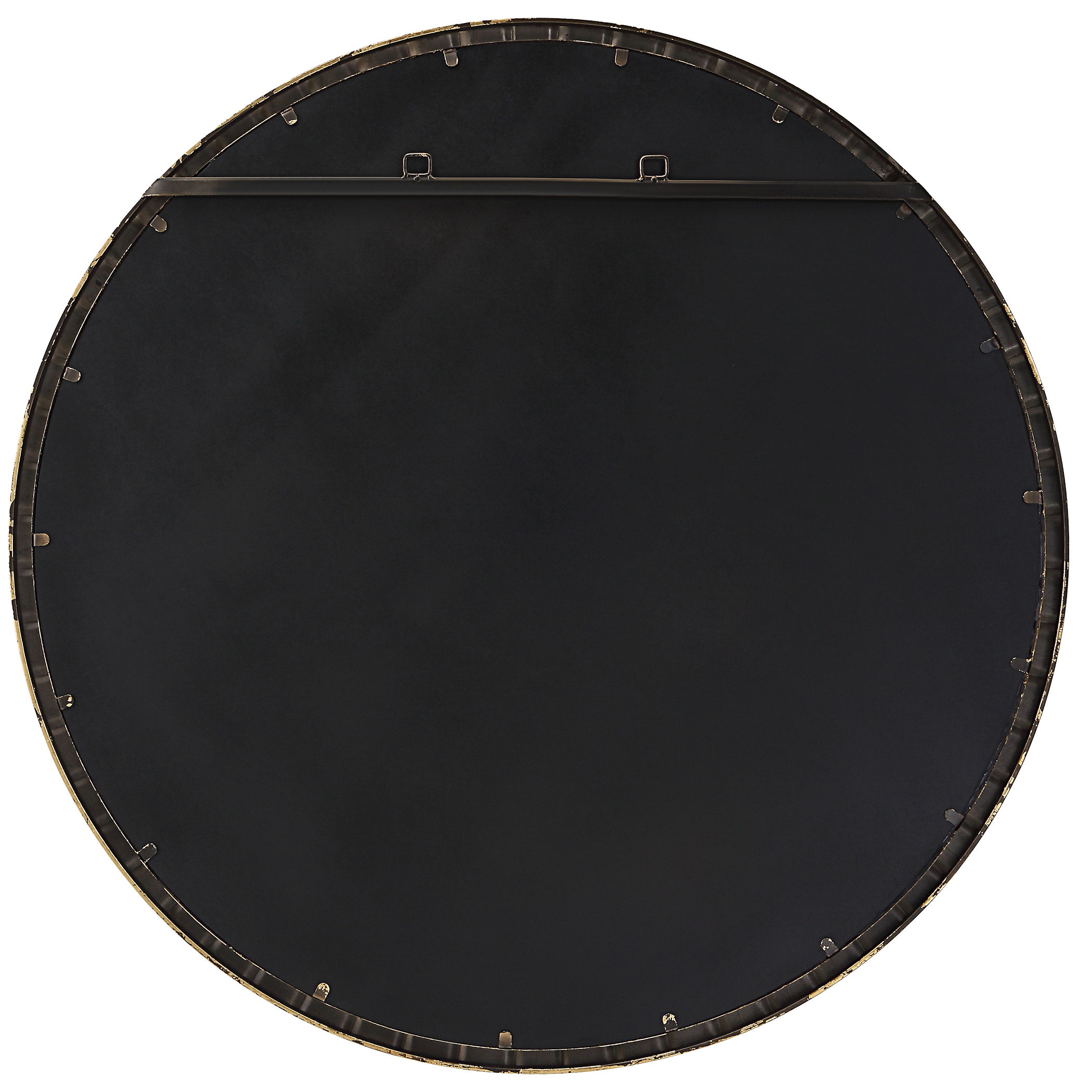 Dandridge Gold Round Mirror large image 