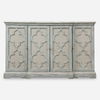 Sophie 4 Door Grey Cabinet, Furniture by Uttermost, 60" width x 36" height x 14" depth thumbnail 1