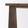 Wolcott 84'L x 42'W Rectangular Dining Table | Modern | Dark Brown Wood | Seats 8, by Mercana, 84" length x 42" width x 30" height thumbnail 8