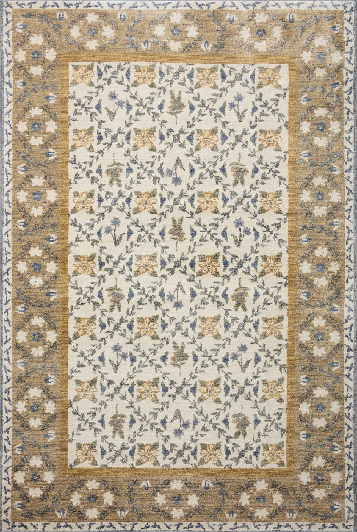 Rifle Paper Co. x Loloi Fiore Rug, 2'7" length x 4' width