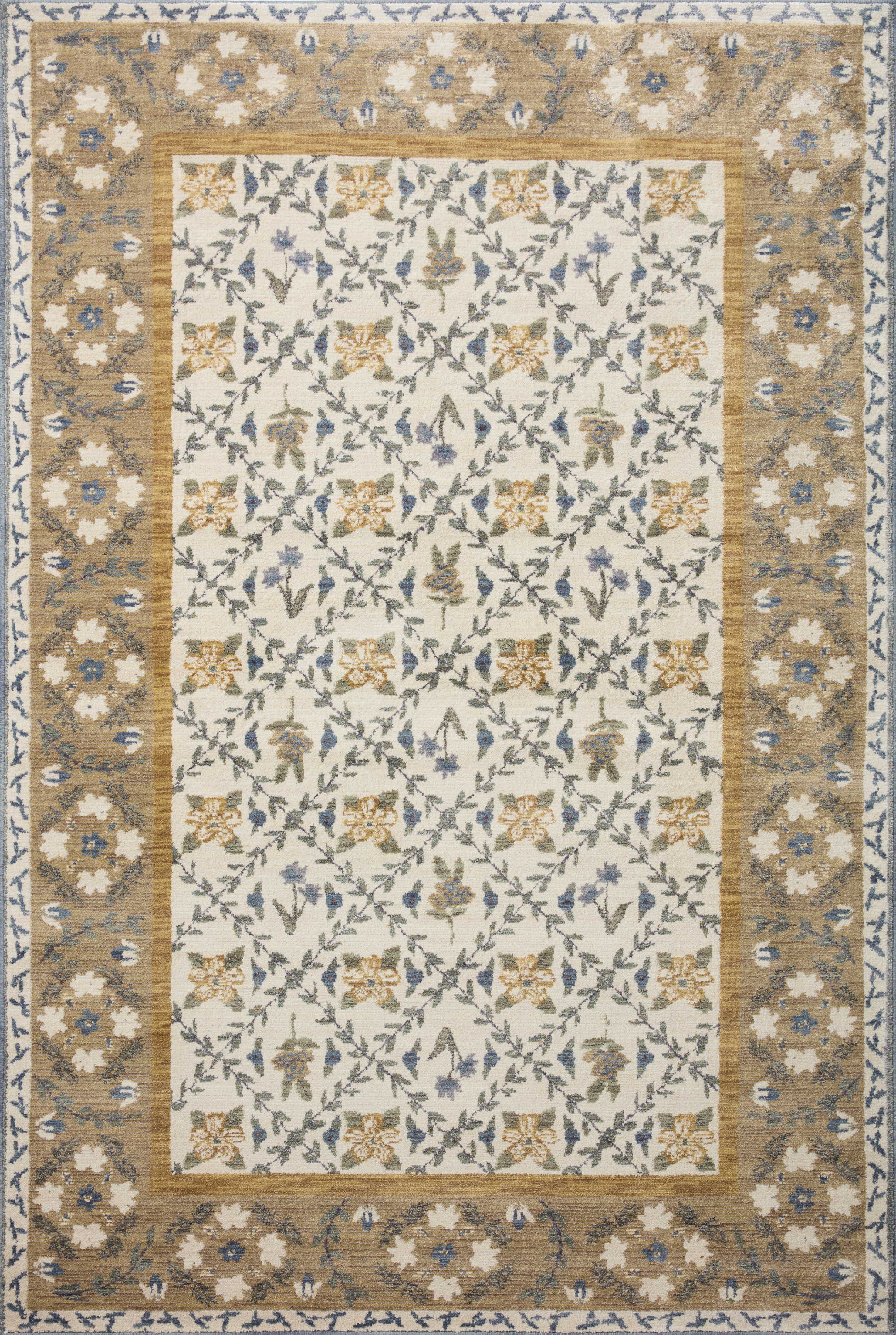Rifle Paper Co. x Loloi Fiore Rug, 2'7" length x 8' width