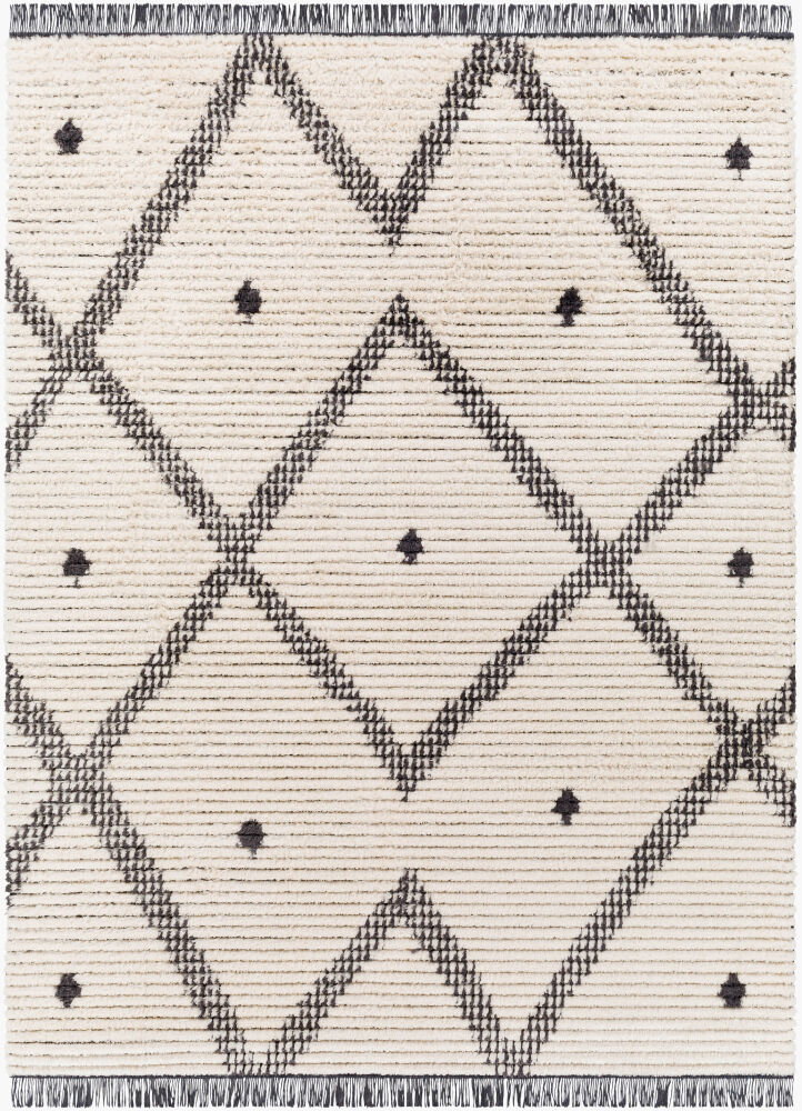 Enzo Machine Woven Rug, by Surya, 10'0.08" length x 7'10.49" width