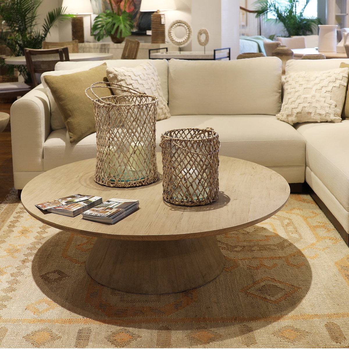 Ross Coffee Table, by Dovetail, 50" width x 16" height x 50" depth View 3