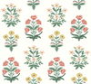 Mughal Rose White & Pink Wallpaper thumbnail 0