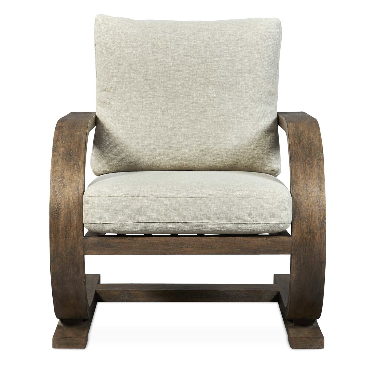 Bedrich Wooden Accent Chair, Furniture by Uttermost, 30" width x 34" height x 30.75" depth View 1