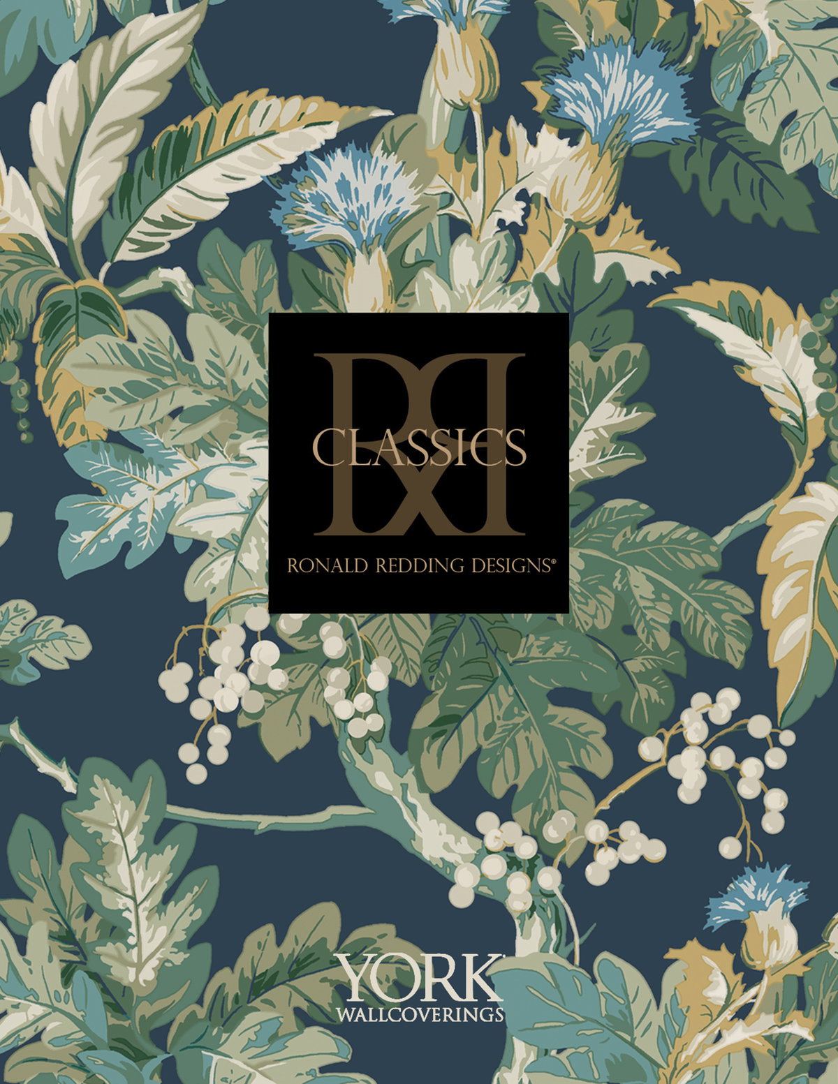 Geodes Black Wallpaper, by York Wall, 27' length x 2'3" width x 0.02" depth View 1