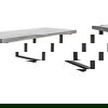 Jedrik Large Outdoor Dining Table Dark Grey thumbnail 1