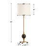 Dempsey Marble Buffet Lamp, by Uttermost, 12" width x 35" height x 12" depth thumbnail 3