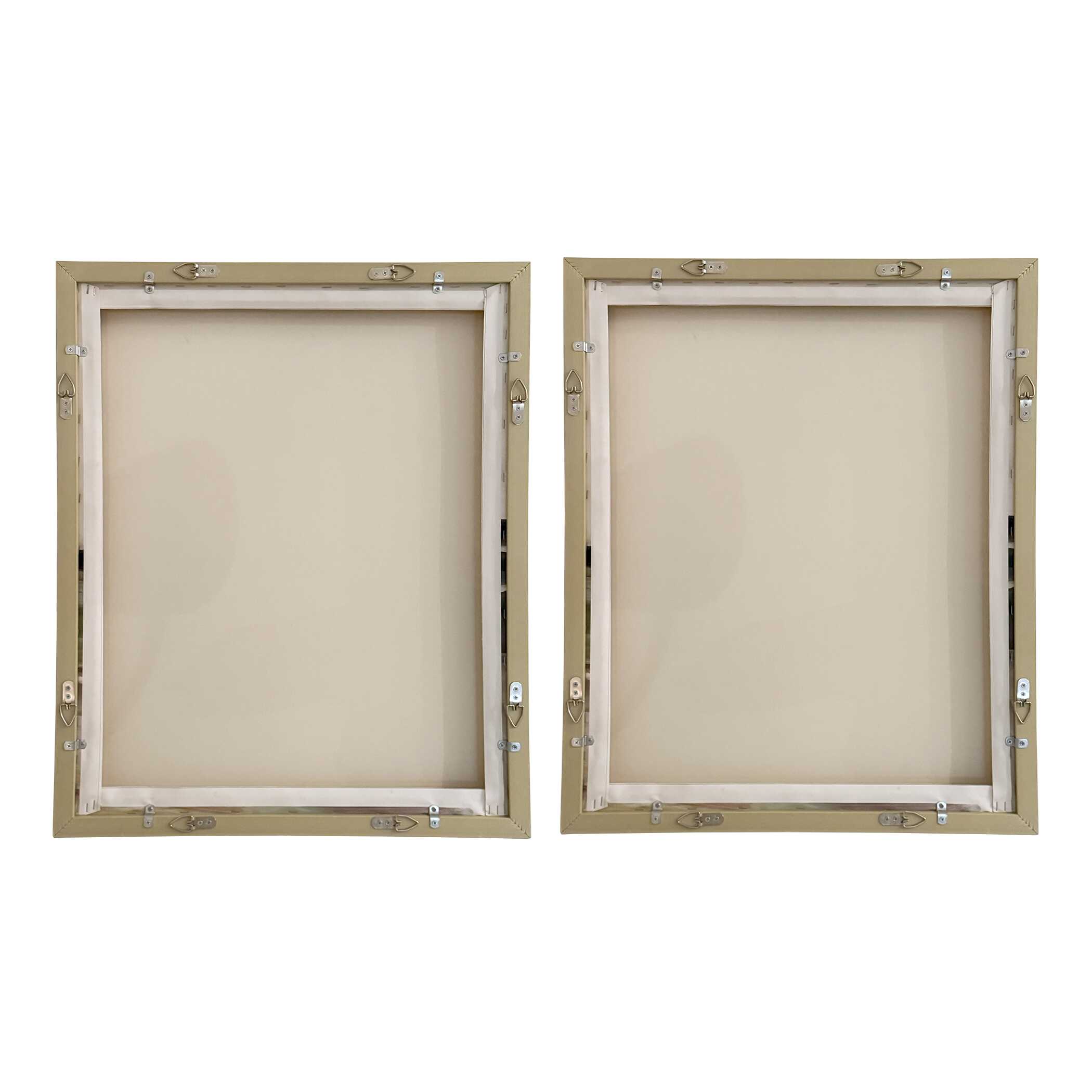 Just Peaking Framed Abstract Prints Set/2, Painting by Uttermost, 25.5" width x 31.5" height x 2" depth View 5