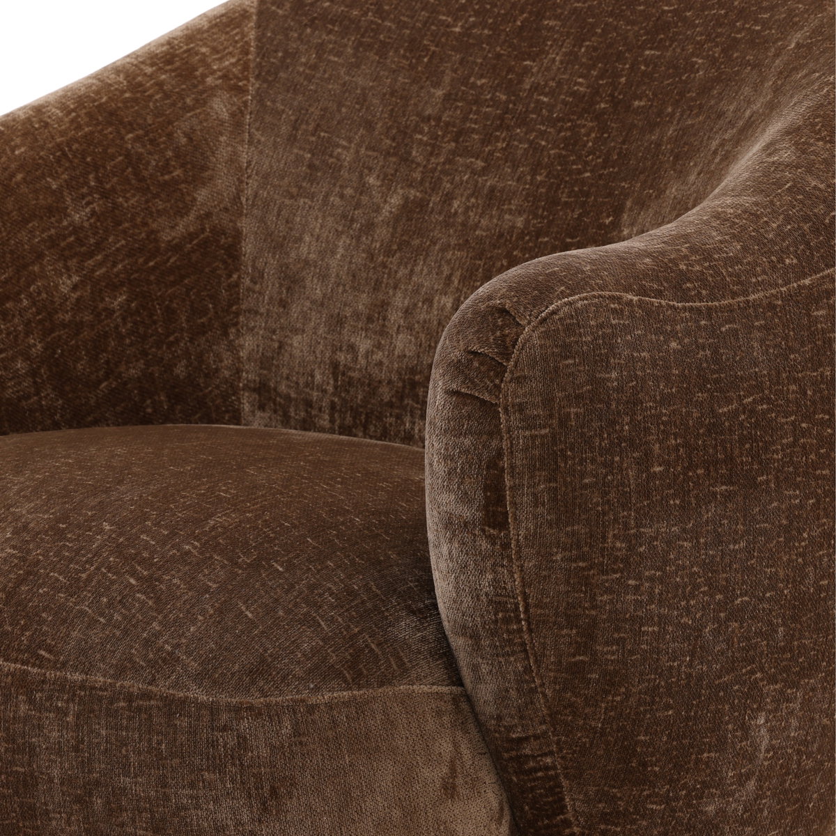 Cary Occasional Chair Brown, Accent Chair by Dovetail, 35" width x 31" height x 36" depth View 6