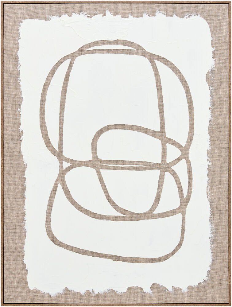 Lines Framed Art, Painting by Surya, 24" width x 32" height