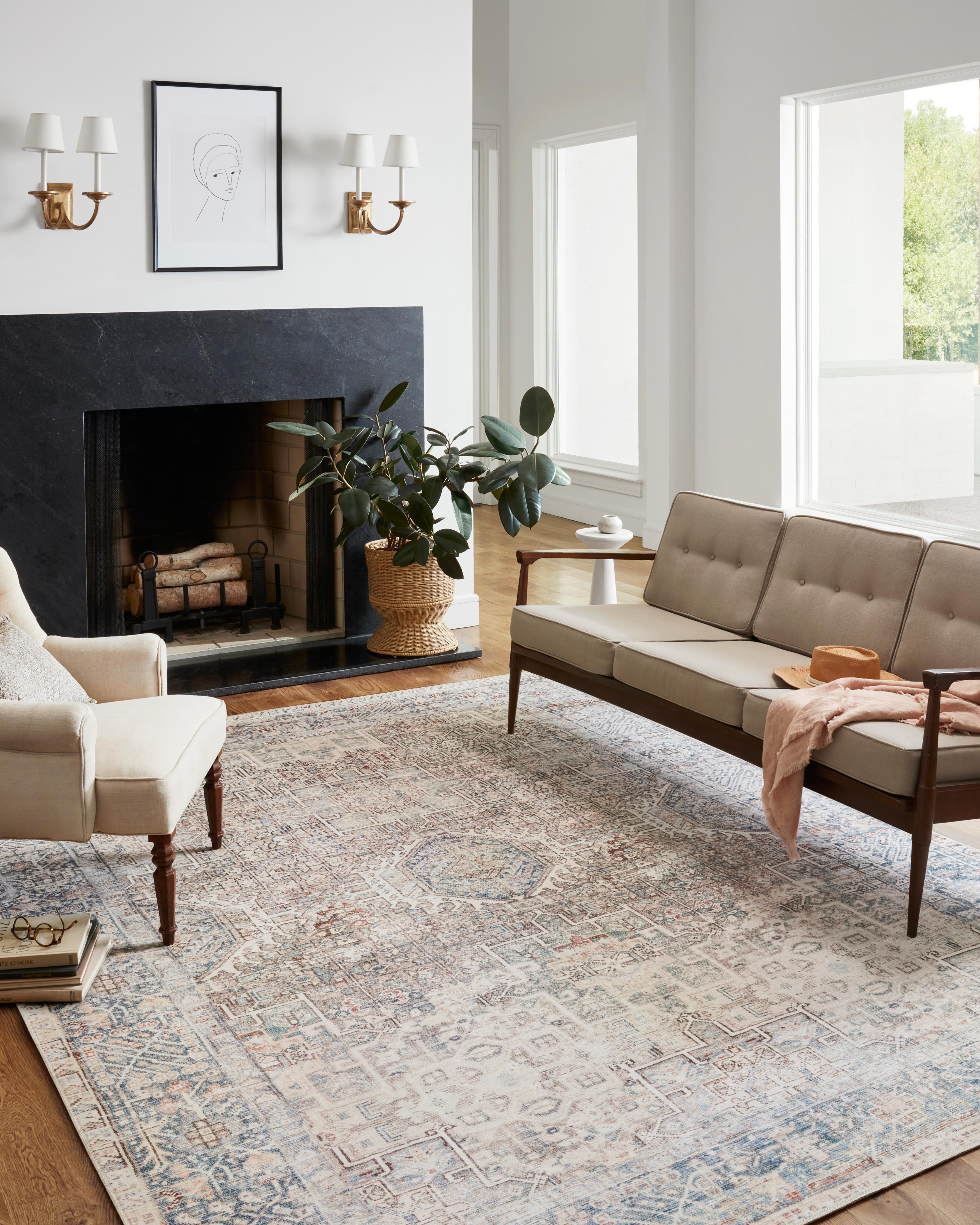 Chris Loves Julia x Loloi Jules Rug, 5' length x 7'6" width View 2